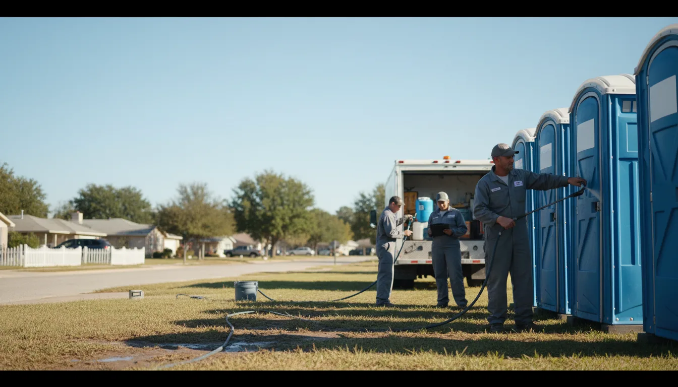 Long-Term Portable Toilet Rental in Quitman, LA near me